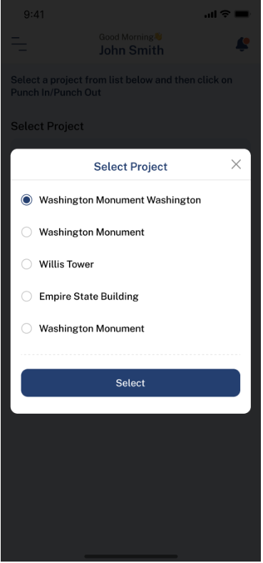 select-project